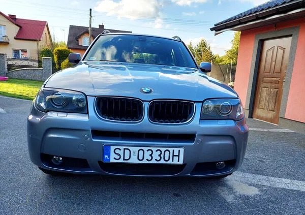 bmw śląskie BMW X3 cena 28400 przebieg: 200310, rok produkcji 2006 z Poręba